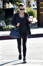 NAYA RIVERA Leaves Nine Zero One Salon in West Hollywood 01/26/2016