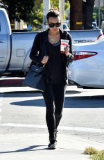 NAYA RIVERA Leaves Nine Zero One Salon in West Hollywood 01/26/2016