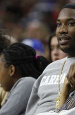 NICKI MINAJ at Portland Trail Blazers vs. Philadelphia 76ers Game in Philadephia 01/16/2016