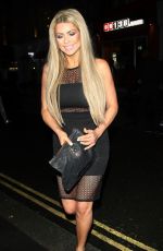 NICOLE MCLEAN Arrives at W Hotel in London 01/09/2016