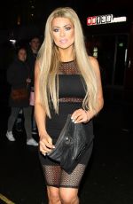 NICOLE MCLEAN Arrives at W Hotel in London 01/09/2016