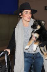 NIKKI REED at LAX Airport in Los Angeles 01/14/2016