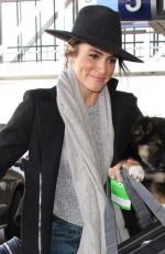 NIKKI REED at LAX Airport in Los Angeles 01/14/2016
