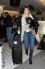 NIKKI REED at LAX Airport in Los Angeles 01/14/2016