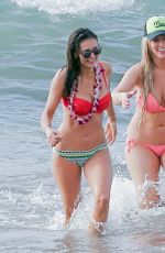 NINA DOBREV and JESSICA SZOHR in Bikinis at a Beach in Miami 01/29/2016