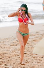 NINA DOBREV and JESSICA SZOHR in Bikinis at a Beach in Miami 01/29/2016