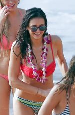 NINA DOBREV and JESSICA SZOHR in Bikinis at a Beach in Miami 01/29/2016