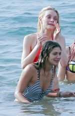 NINA DOBREV and JESSICA SZOHR in Bikinis at a Beach in Miami 01/29/2016