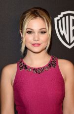 OLIVIA HOLT at Instyle and Warner Bros. 2016 Golden Globe Awards Post-party in Beverly Hills 01/10/2016