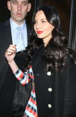 OLIVIA MUNN Arrives at SiriusXM Studios in New York 01/13/2016