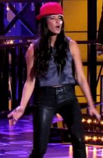 OLIVIA MUNN Channels Nelly at Lip Sync Battle 01/14/2016