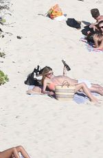 OLIVIA PALERMO Arrives at a Beach in St. Barts 01/01/2016