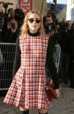 OLIVIA PALERMO Arrives at Christian Dior Spring/Summer 2016 Haute Couture Fashion Show in Paris 01/25/2016