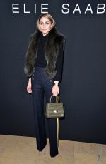 OLIVIA PALERMO at Elie Saab Front Row at Paris Fashion Week 01/27/2016