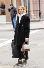 OLIVIA PALERMO Out and About in New York 01/14/2016