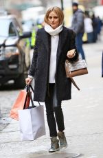 OLIVIA PALERMO Out and About in New York 01/14/2016