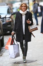 OLIVIA PALERMO Out and About in New York 01/14/2016