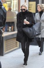 OLIVIA PALERMO Out and About in New York 01/21/2016