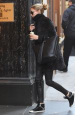 OLIVIA PALERMO Out and About in New York 01/21/2016