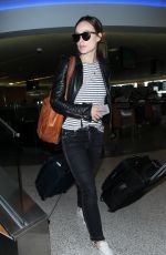 OLIVIA WILDE Arrives at LAX Airport in Los Angeles 01/27/2016