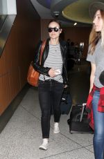 OLIVIA WILDE Arrives at LAX Airport in Los Angeles 01/27/2016
