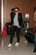 OLIVIA WILDE Arrives at LAX Airport in Los Angeles 01/27/2016
