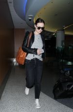 OLIVIA WILDE Arrives at LAX Airport in Los Angeles 01/27/2016