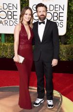 OLIVIA WILDE at 73rd Annual Golden Globe Awards in Beverly Hills 10/01/2016