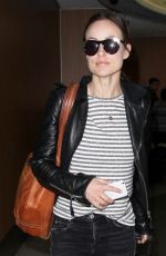 OLIVIA WILDE at Los Angeles International Airport 01/27/2016