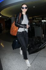 OLIVIA WILDE at Los Angeles International Airport 01/27/2016