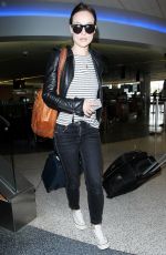 OLIVIA WILDE at Los Angeles International Airport 01/27/2016