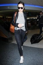 OLIVIA WILDE at Los Angeles International Airport 01/27/2016