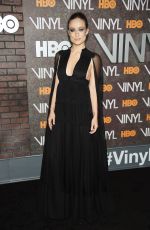 OLIVIA WILDE at Vinyl Premiere in New York 01/15/2016