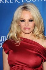 PAMELA ANDERSON at Gala Benefiting Haitian Relief in Beverly Hills 01/09/2016
