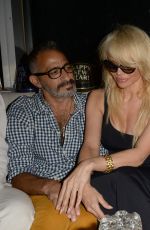 PAMELA ANDERSON Celebrates New Year