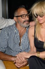 PAMELA ANDERSON Celebrates New Year