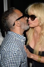 PAMELA ANDERSON Celebrates New Year