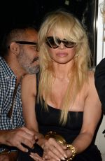 PAMELA ANDERSON Celebrates New Year