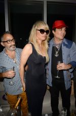 PAMELA ANDERSON Celebrates New Year
