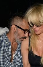 PAMELA ANDERSON Celebrates New Year
