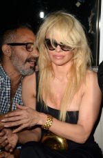 PAMELA ANDERSON Celebrates New Year