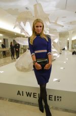 PARIS HILTON at Er Xi Exhibition Opening in Paris 01/17/2016