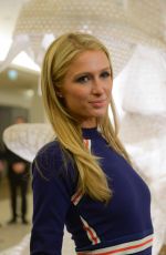 PARIS HILTON at Er Xi Exhibition Opening in Paris 01/17/2016