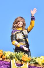 PAULA ABDUL at The Rose Parade in Pasadena 01/01/2016