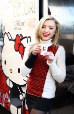 PEYTON LIST at Hello Kitty by Opi Collection Launch in New York 01/21/2016