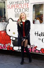 PEYTON LIST at Hello Kitty by Opi Collection Launch in New York 01/21/2016