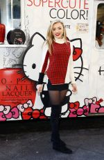 PEYTON LIST at Hello Kitty by Opi Collection Launch in New York 01/21/2016