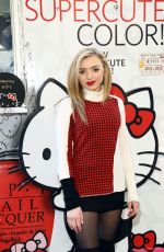 PEYTON LIST at Hello Kitty by Opi Collection Launch in New York 01/21/2016