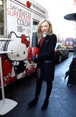 PEYTON LIST at Hello Kitty by Opi Collection Launch in New York 01/21/2016