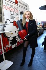 PEYTON LIST at Hello Kitty by Opi Collection Launch in New York 01/21/2016